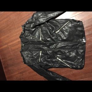 Vegan leather jacket
